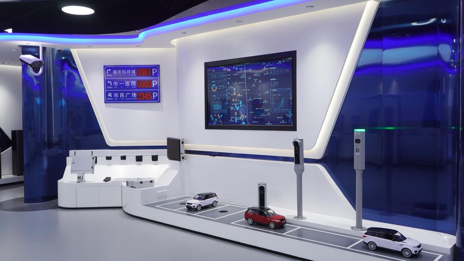 AKE curbside management showroom zone with urban parking technology