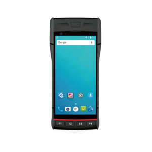 AKE parking enforcement handheld Android PDA with function keys for on-street parking inspection and ticket printing