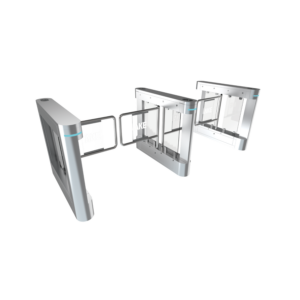 AKE swing barrier turnstile gate supplier model in a multi-lane configuration