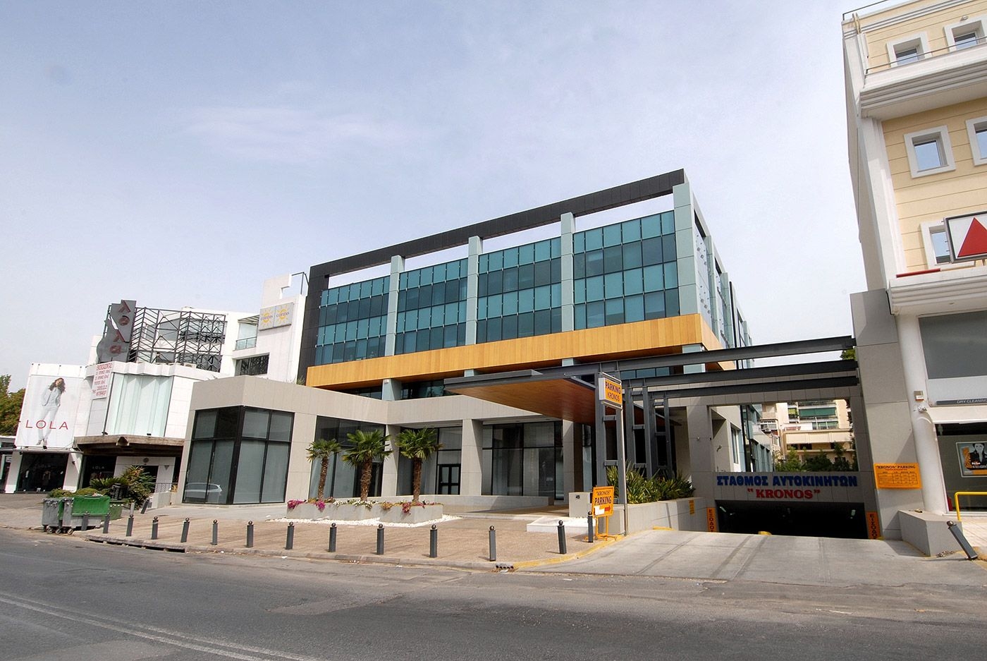 Kronos Parking exterior, Athens
