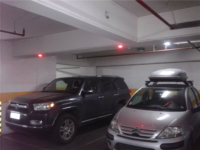 Parking-space indicators and underground parking views