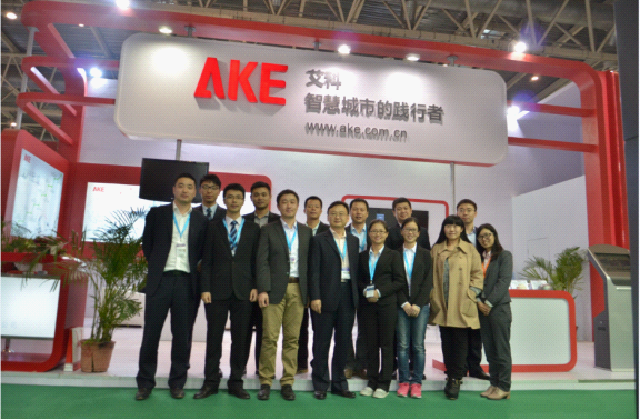 2014 Security China Expo, AKEs video parking guidance solutions draw wide attention